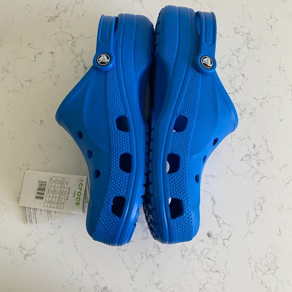 NWT Crocs Blue Baya Men\'s Lightweight Clogs size 12 main image 12